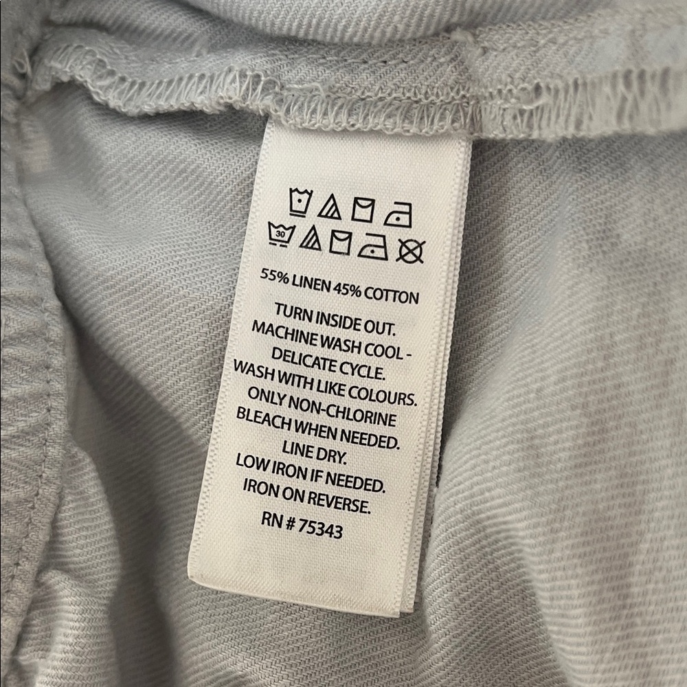 Light Gray Drawstring Shorts - Picture 6 of 6